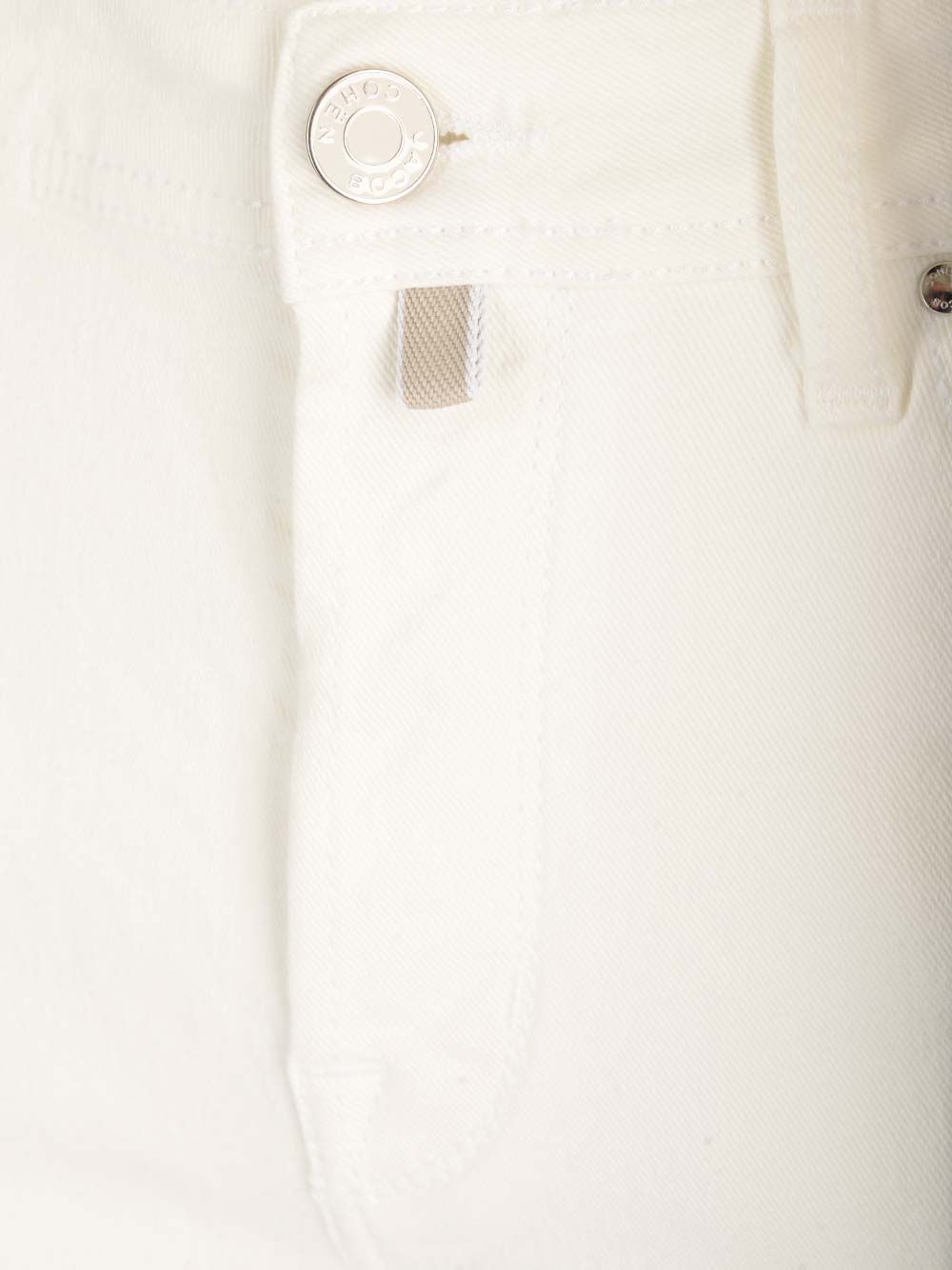Jacob Cohen Scott Trousers - Bianco | 3204130c37b6c741305a72268af30be299c6d009