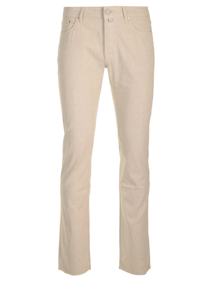 Jacob Cohen Barb Trousers - Beige | 0c9fe1c017186e08e9efe0e8603fff6503969628