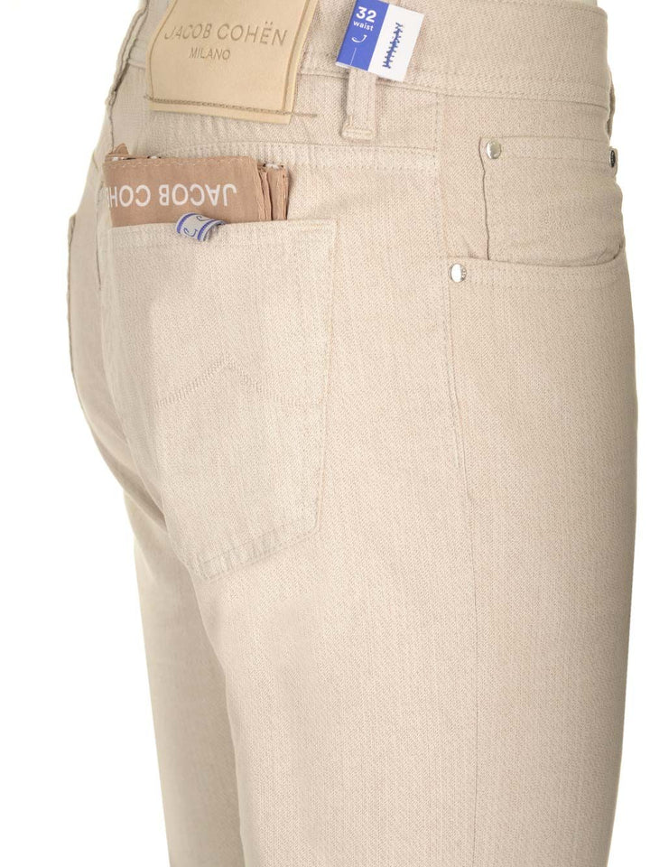Jacob Cohen Barb Trousers - Beige | 88d0038fad753a664ff12277c1283ea0f18aa7c8