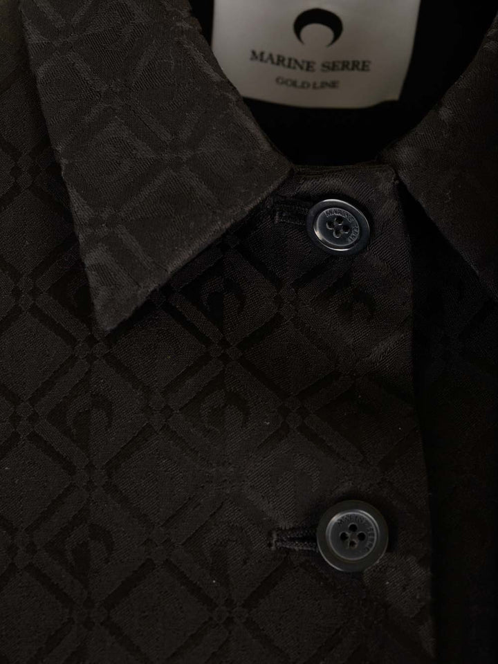Marine Serre Moon Diamond Giacche - Nero | d03982b0e191f6a9918496524282c6030e6f5ee1