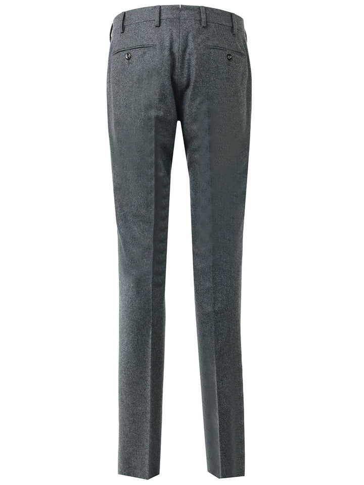 Al Duca D' Aosta Grauer Flanell Formelle Hose Grau