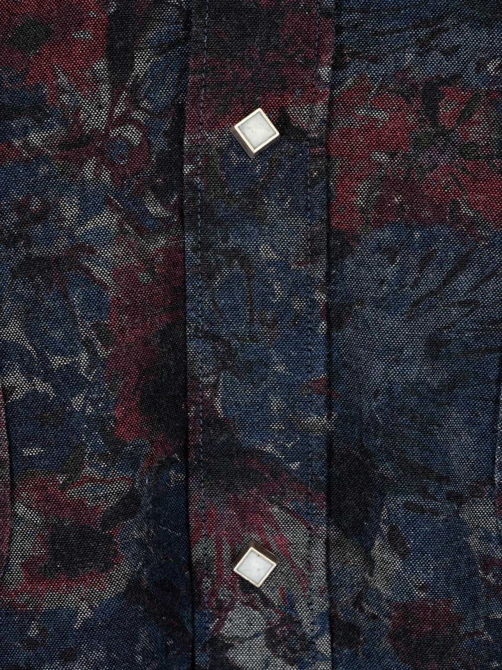 Al Duca D' Aosta 1902 Cotone Stampato Camicie Grigio
