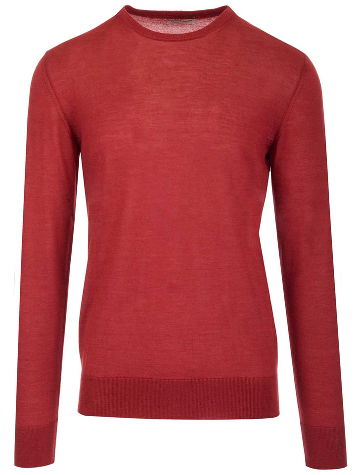 Al Duca D'Aosta Red Crewneck Sweater Knitwear - Rosso | b2ae9183eff2f1e0850f5f781652779226149fd1