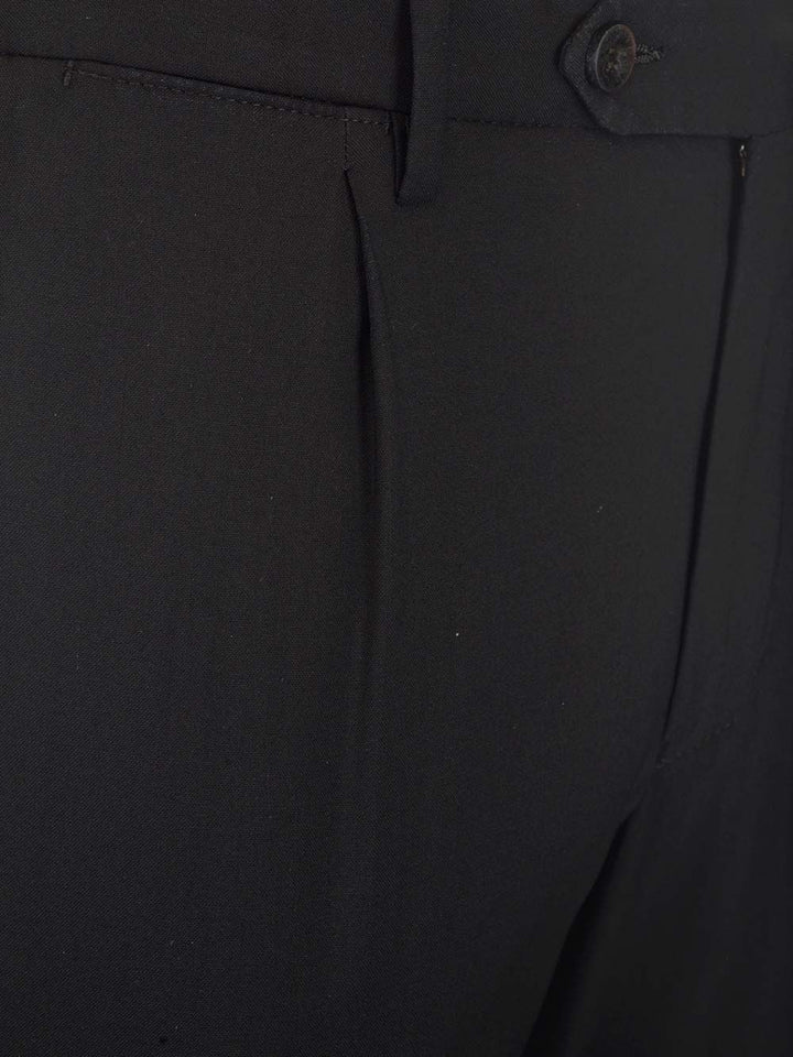 Al Duca D'Aosta Black Trousers - Nero | 802d93bccd620d1d3420b0a5bdb7f535add3f42c