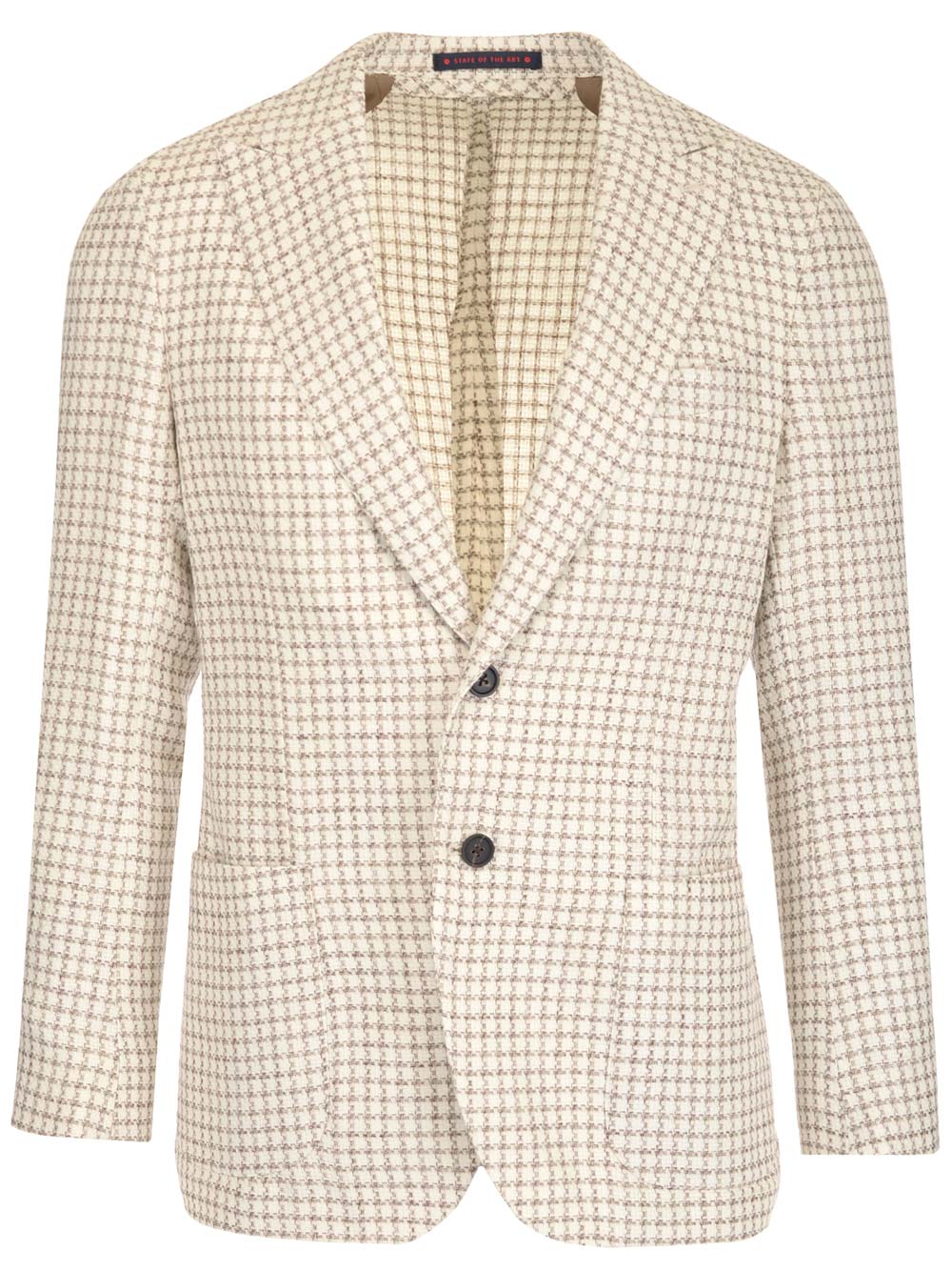 Al Duca D'Aosta 1902 Beige Houndstooth Blazer Giacche - Beige | 9652197b1e9345a27c99d94590985915705255b6