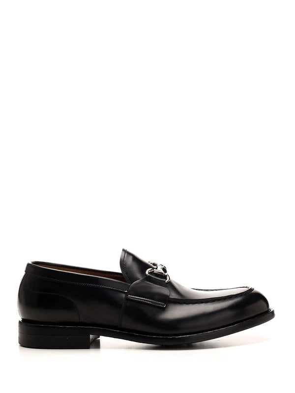 Black Horsebit Loafer Mocassini Nero