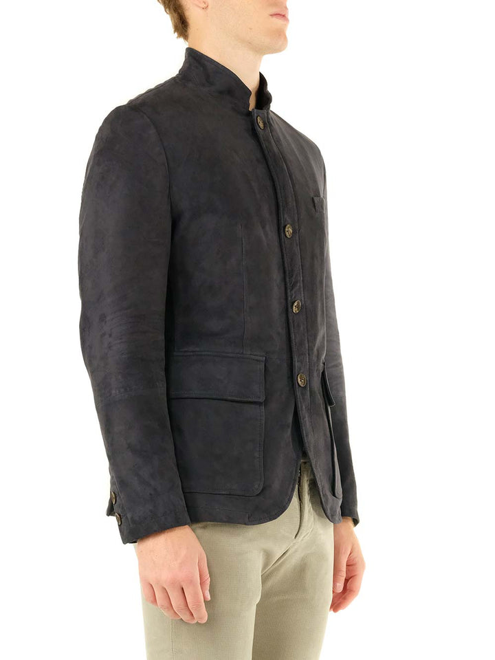 Al Duca D'Aosta Navy Blue Field Jacket Giacche - Blu | 7cbfc9a72c6425a398dcddbdbca8ef08e7770d75