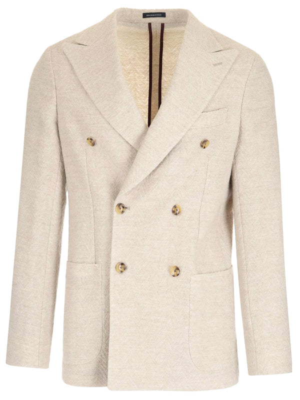 Ecru Blazer Giacche Beige