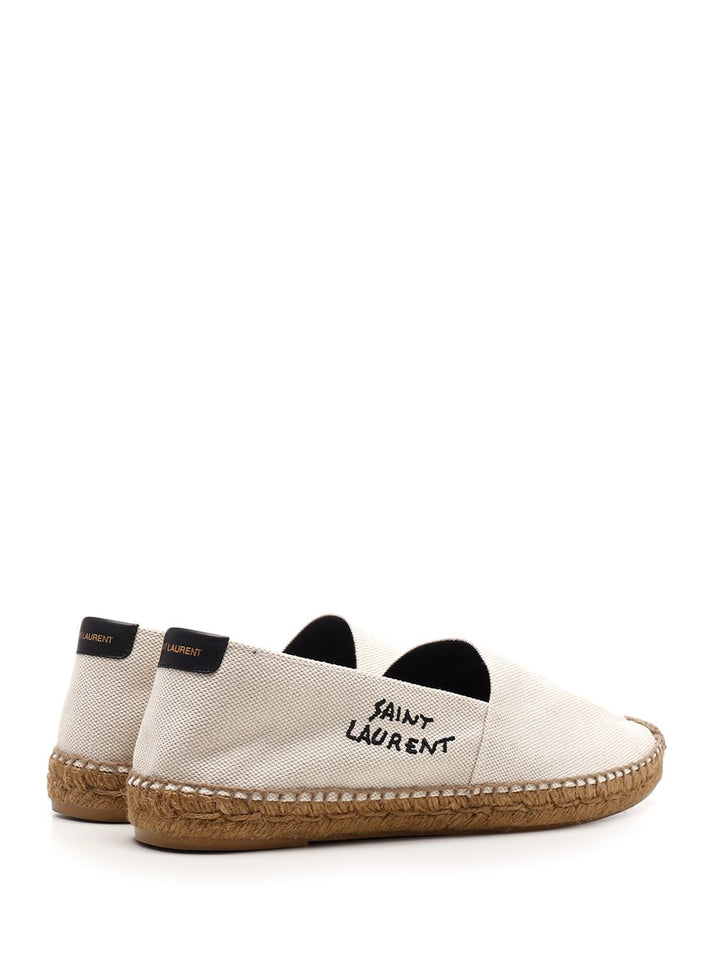 Saint Laurent Black Espadrilles Scarpe basse - Bianco | 44defe45865b0296e4d58204b2fff8a1cfea2e9f