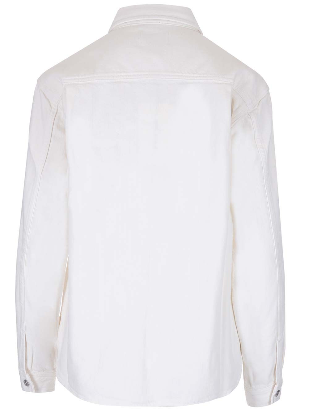 Frame White Denim Shirt Giacche - Bianco | e53de63fdff5114d41ff0bf2d0df937e5ab453b4