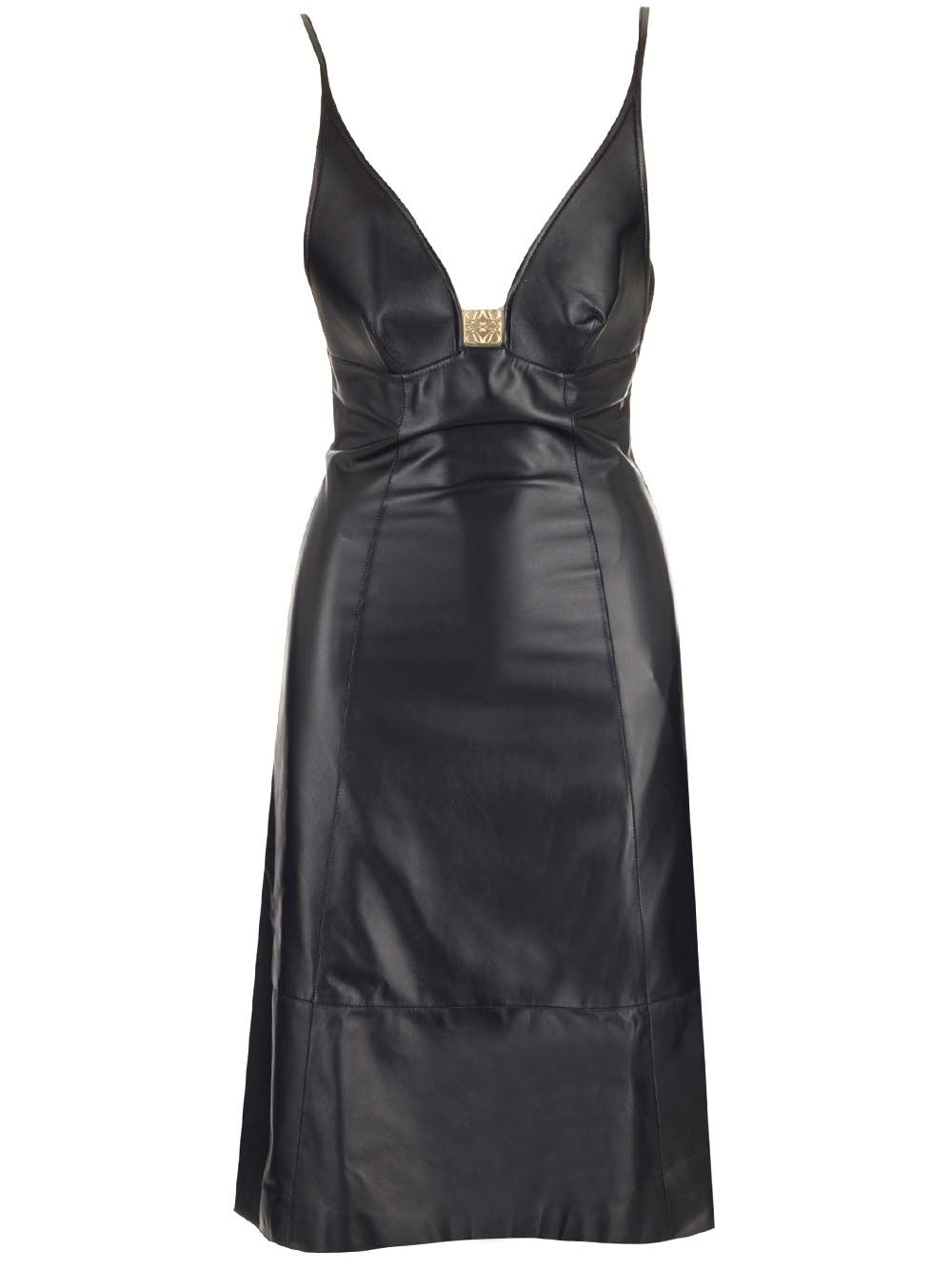 Loewe Dress In Nappa Abiti - Nero | 5b14a4dfed23546d8d56d2ccf5f8fcc83abf5f5a