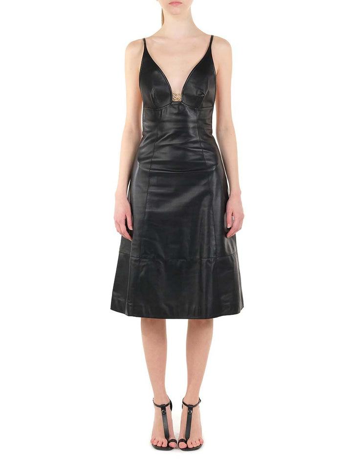 Loewe Dress In Nappa Abiti - Nero | f44d0fa29ea4386c6941af344785b8aa410698fa