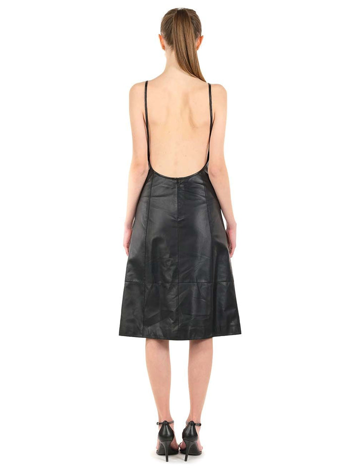 Loewe Dress In Nappa Abiti - Nero | 0d8a7287990236897a5bb37c6ba6e6dbfdfb9857