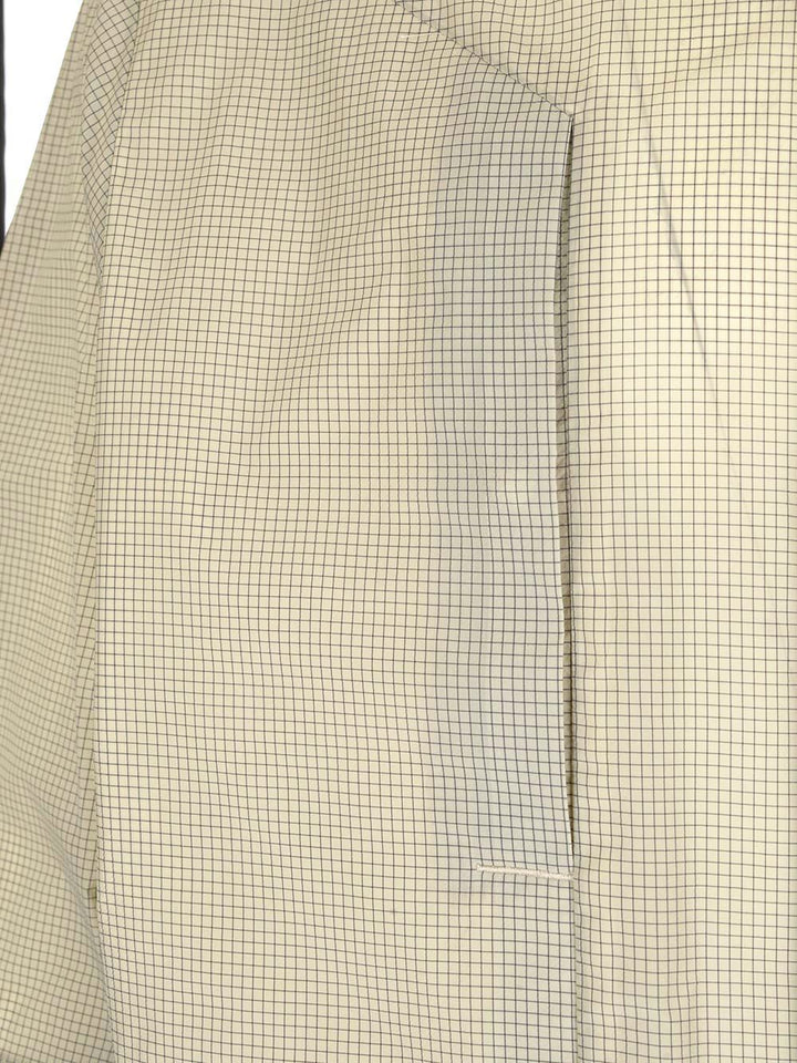 Rick Owens Oversized Shirt With Check Pattern Shirts - Beige | fd772e2ebd476bd9fb3dd1c05260255b7e796a34