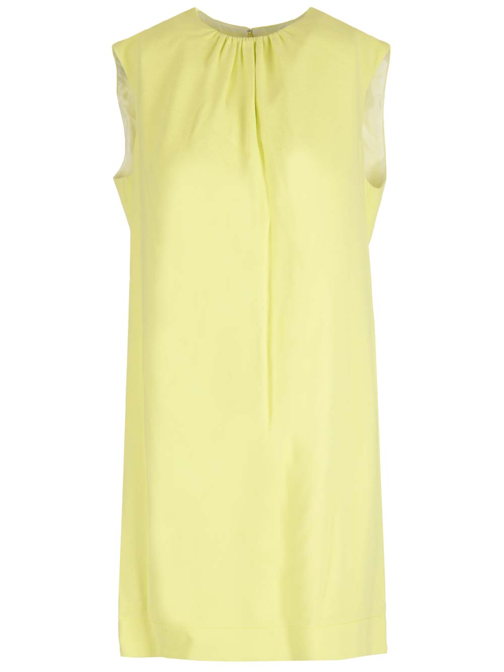 Lanvin Paris Mini Shift Sleevless Dress Abiti - Giallo | 3de8b7eaae978078b508912c47649ce93b7cc18c