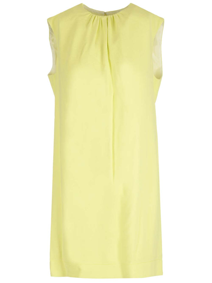 Lanvin Paris Mini Shift Sleevless Dress Abiti - Giallo | 3de8b7eaae978078b508912c47649ce93b7cc18c