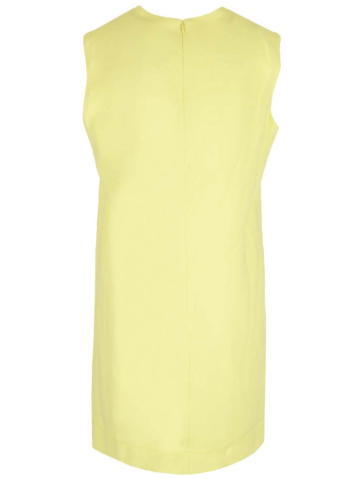 Lanvin Paris Mini Shift Sleevless Dress Abiti - Giallo | 1737a4e9cfcc7af79193ac8731e99621aa37d11c