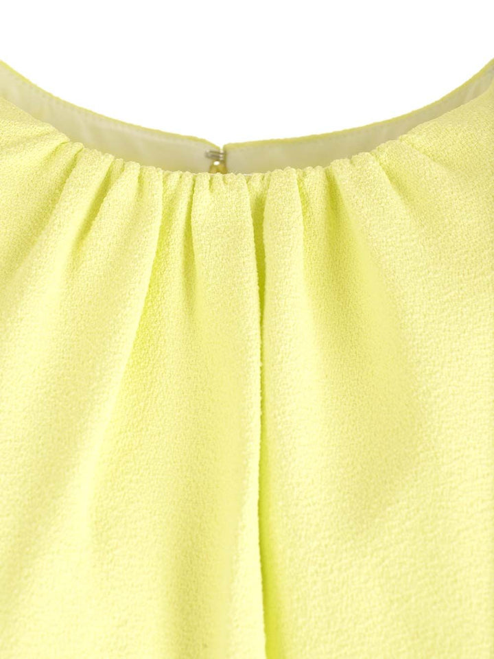 Lanvin Paris Mini Shift Sleevless Dress Abiti - Giallo | 8cda6d4fa5fabd0174057382b304ac7ac08c06ce