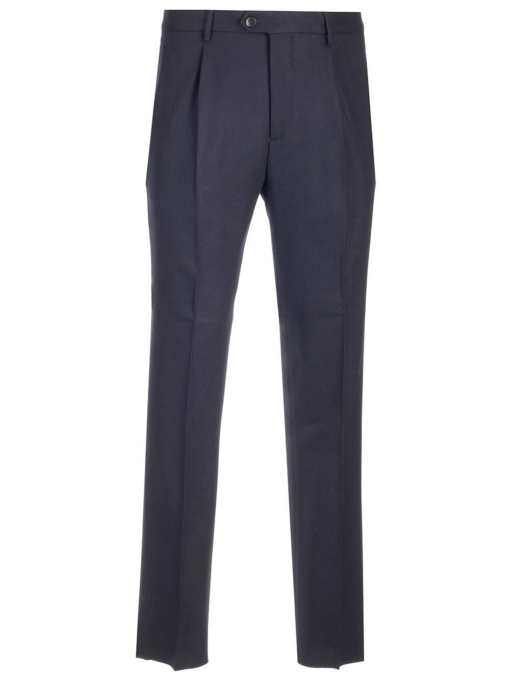 Etro In Stretch Wool Trousers - Blu | 5b33dfc5b7b81e1fc57ef0515a1bfb0e28daa70b