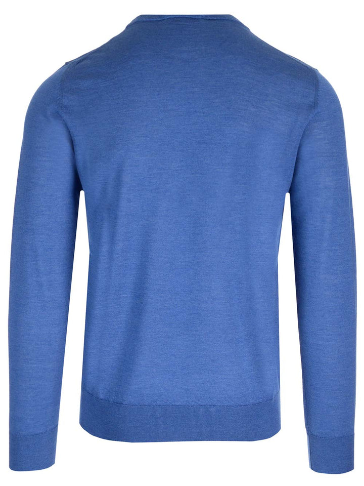 Al Duca D'Aosta Crewneck Sweater Knitwear - Light blue | 4178e4f300f826f4815db4aa4ac299a77c34cba7