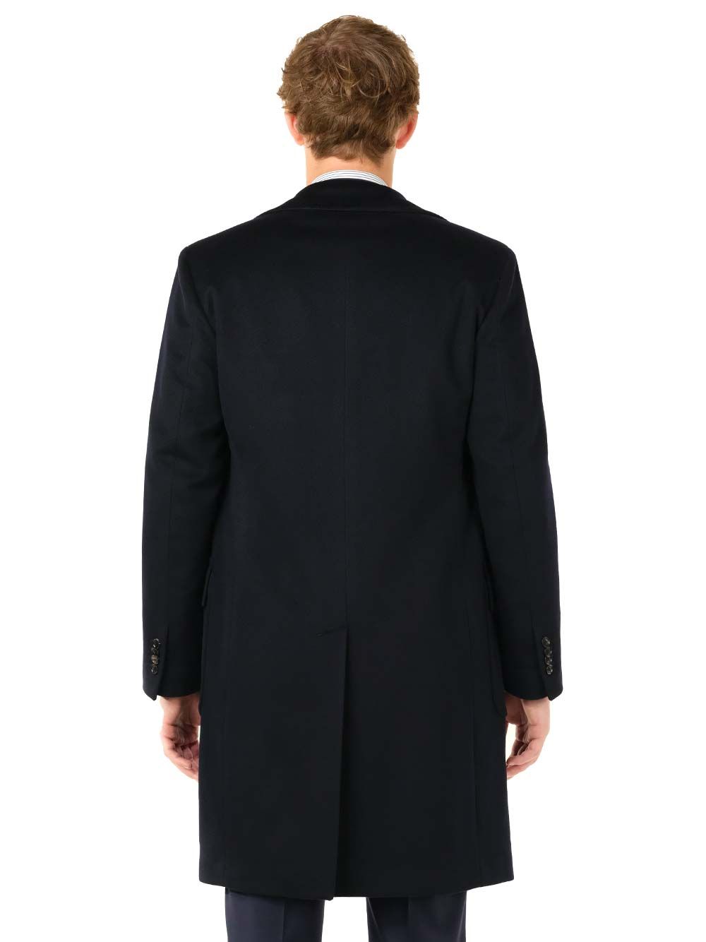 Al Duca D'Aosta Navy Blue Double-Breasted Coat Coats - Blu | 23ee832b7fc4968c981b5f7c2b2cd9a18122fe27