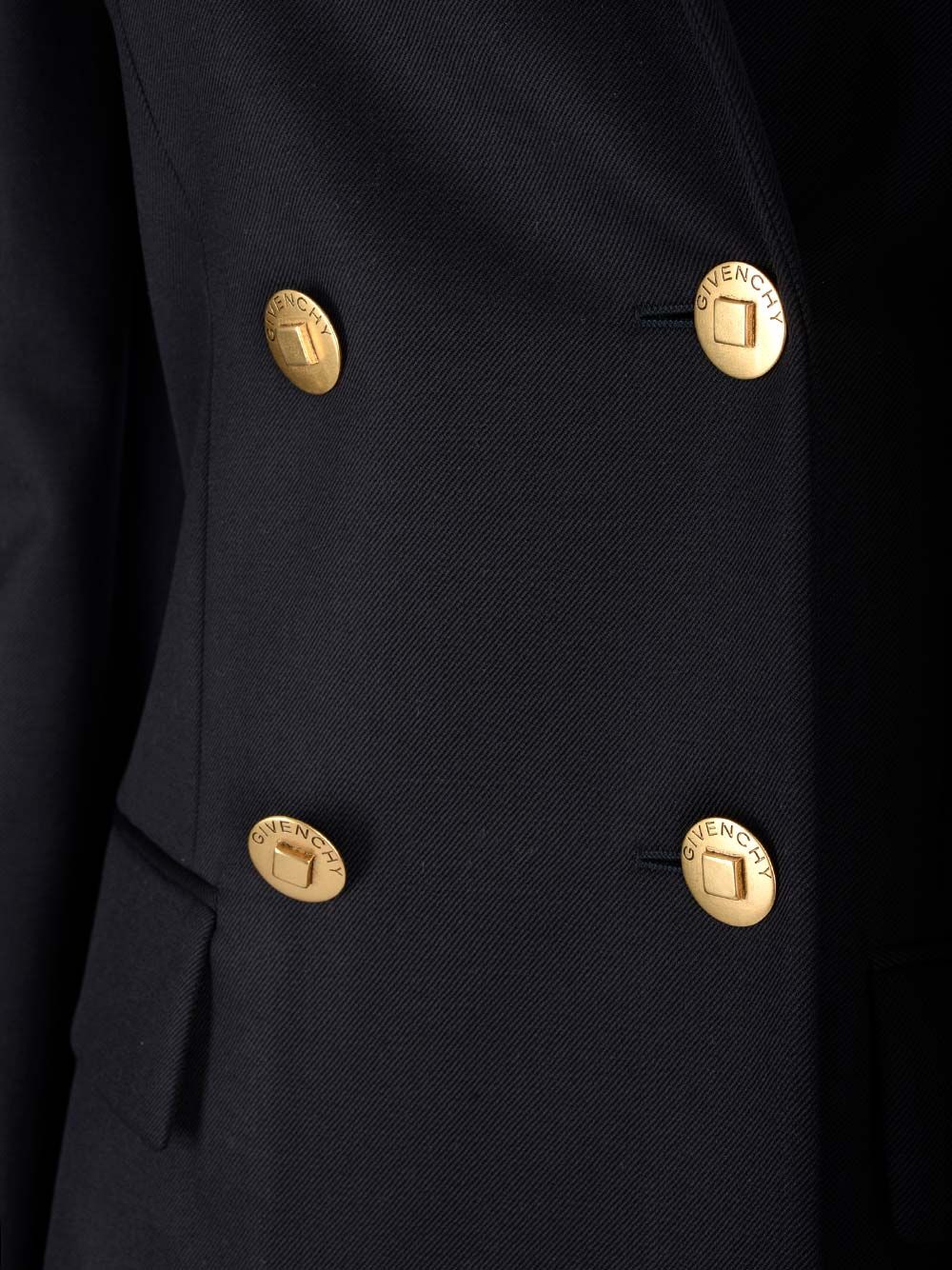 Givenchy Double-Breasted Blazer Giacche - Blu | 57860da58314bb50f79681a8c570dbbab9946b2c