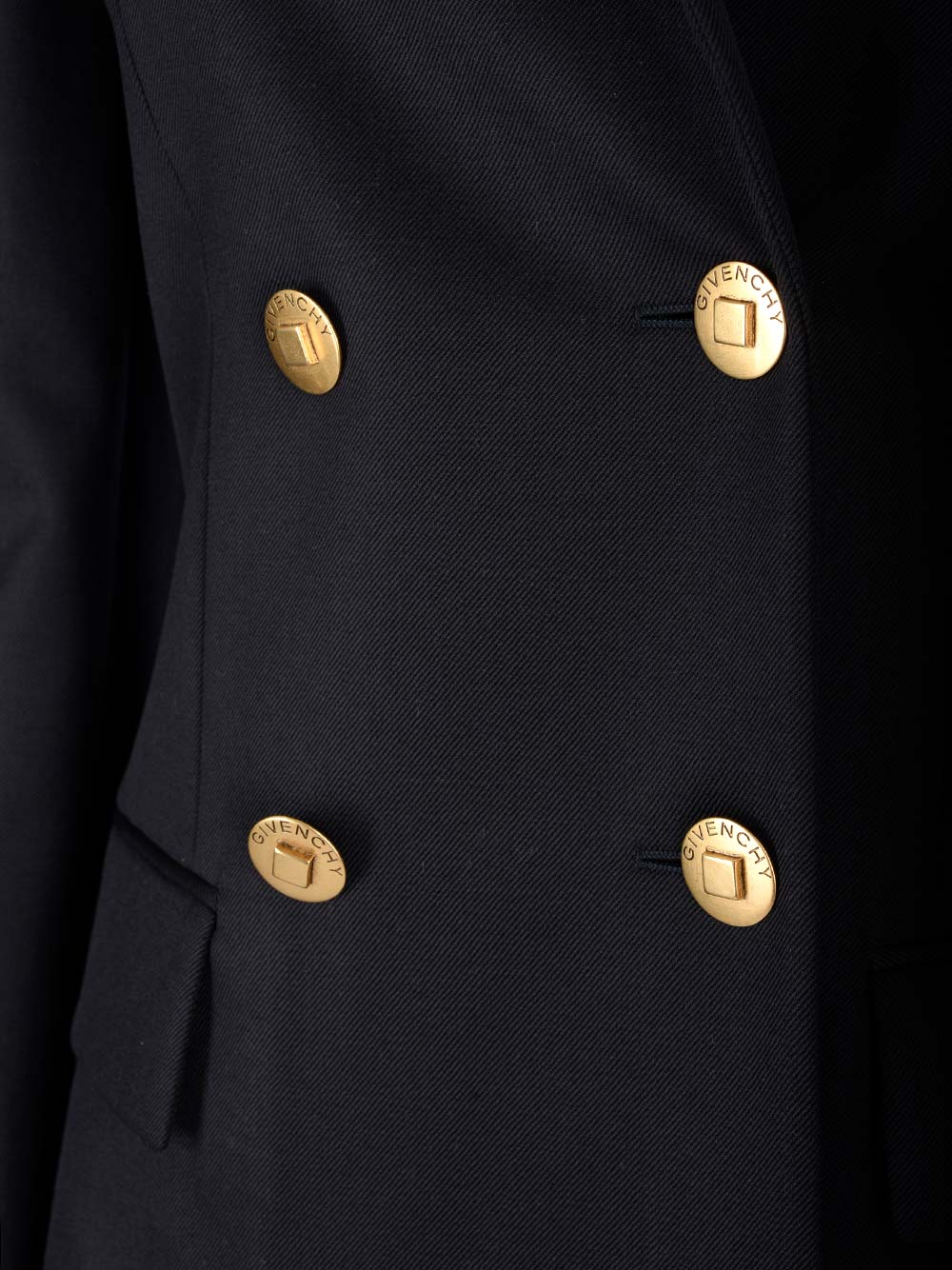 Givenchy Double-Breasted Blazer Giacche - Blu | 970a74c84b7c107f15d42c2733929d6cd8856285