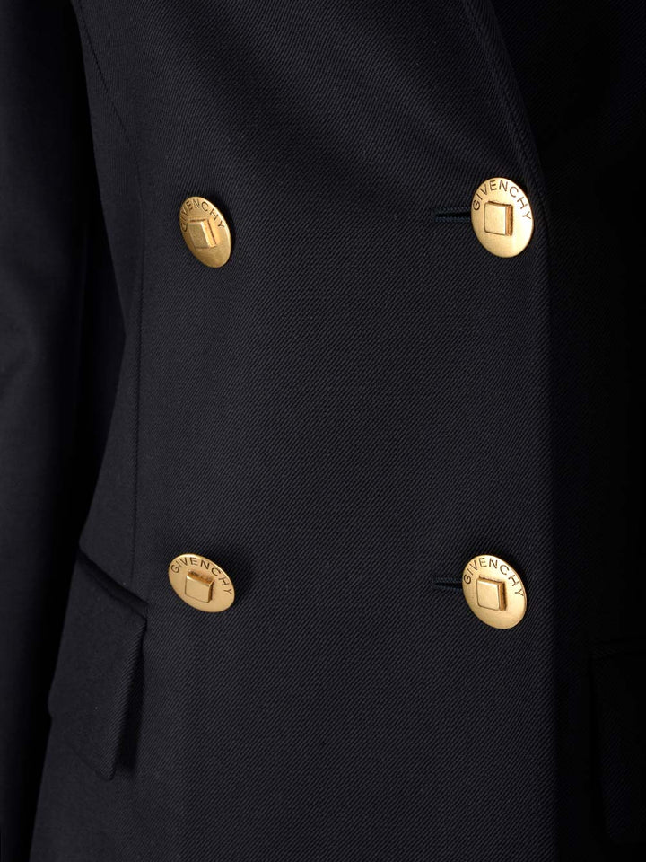 Givenchy Double-Breasted Blazer Giacche - Blu | 970a74c84b7c107f15d42c2733929d6cd8856285