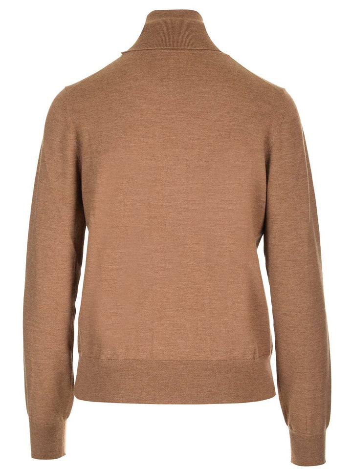 P.A.R.O.S.H. Wool And Cashmere Turtleneck Knitwear - Marrone | f28715866bbd04040bce13b955dd4fb5603c296a