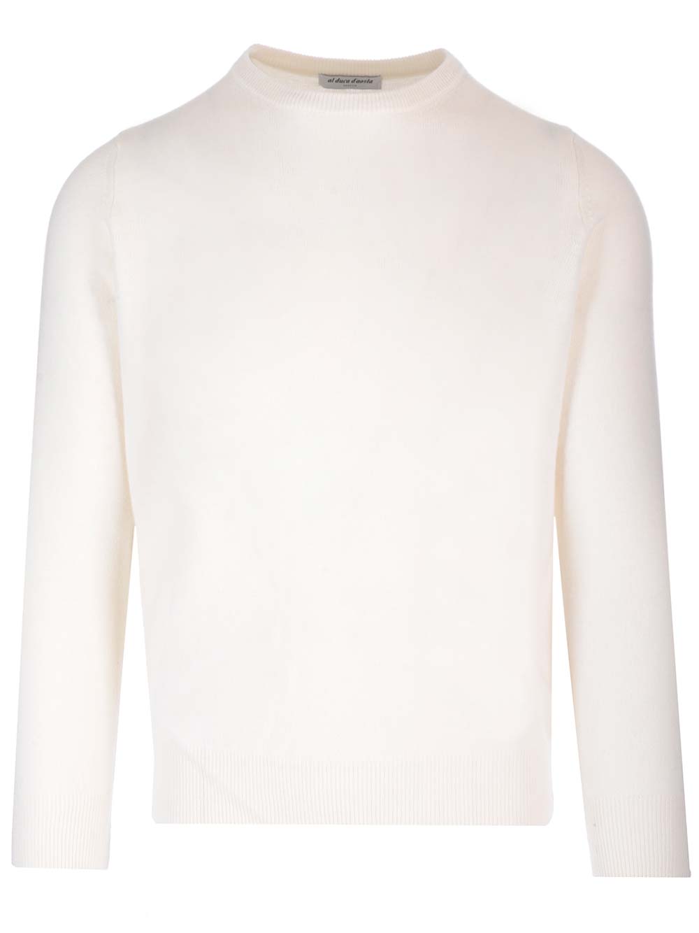 Al Duca D'Aosta Crew Neck Sweater Knitwear - Bianco | 3649829673337a9bad7e19b2ef804bd719e9072f