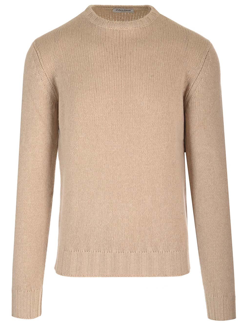 Al Duca D'Aosta Crew-Neck Sweater Knitwear - Beige | db60e9c01caf5dee830d04ca185ccfe82f394142