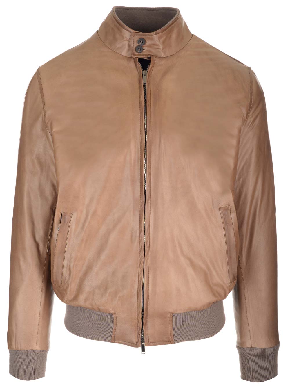 Al Duca D'Aosta 1902 Leather Padded Jacket Giacche - Marrone | bb4535b98fab4b5f634f99cc30b841e17e5c3d70