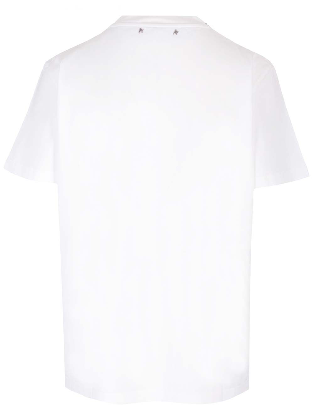 Golden Goose Deluxe Brand Crystals Embellished T-Shirt - Bianco | d44a2c9f2c030e68065f88af98dc0f21c30aa4e1