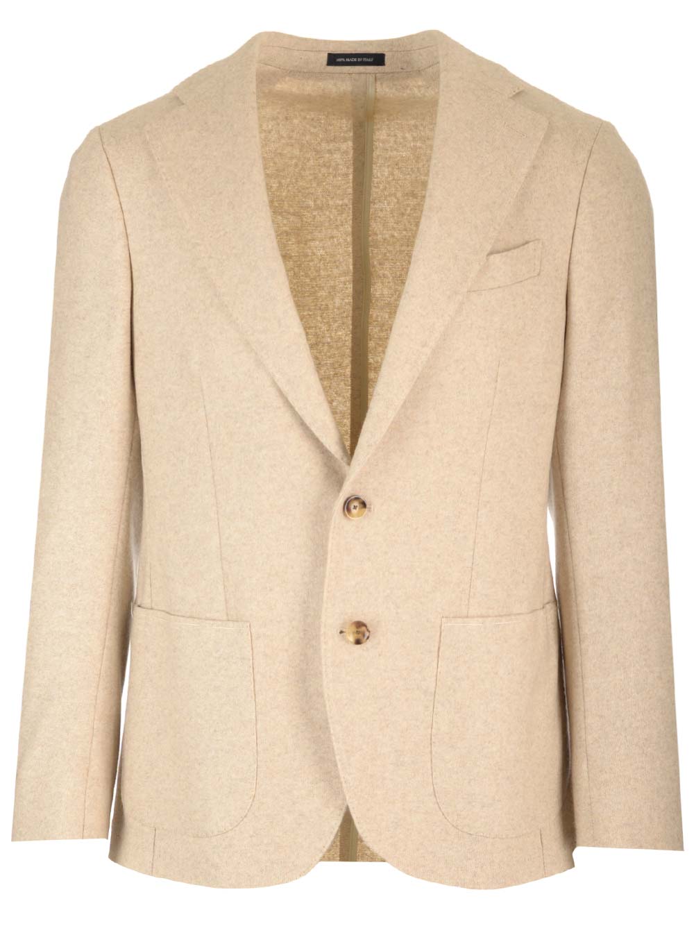Al Duca D'Aosta Cashmere Single-Breasted Jacket Giacche - Beige | 672775ad216f4c5c8ea59abe68527a687daa7f85