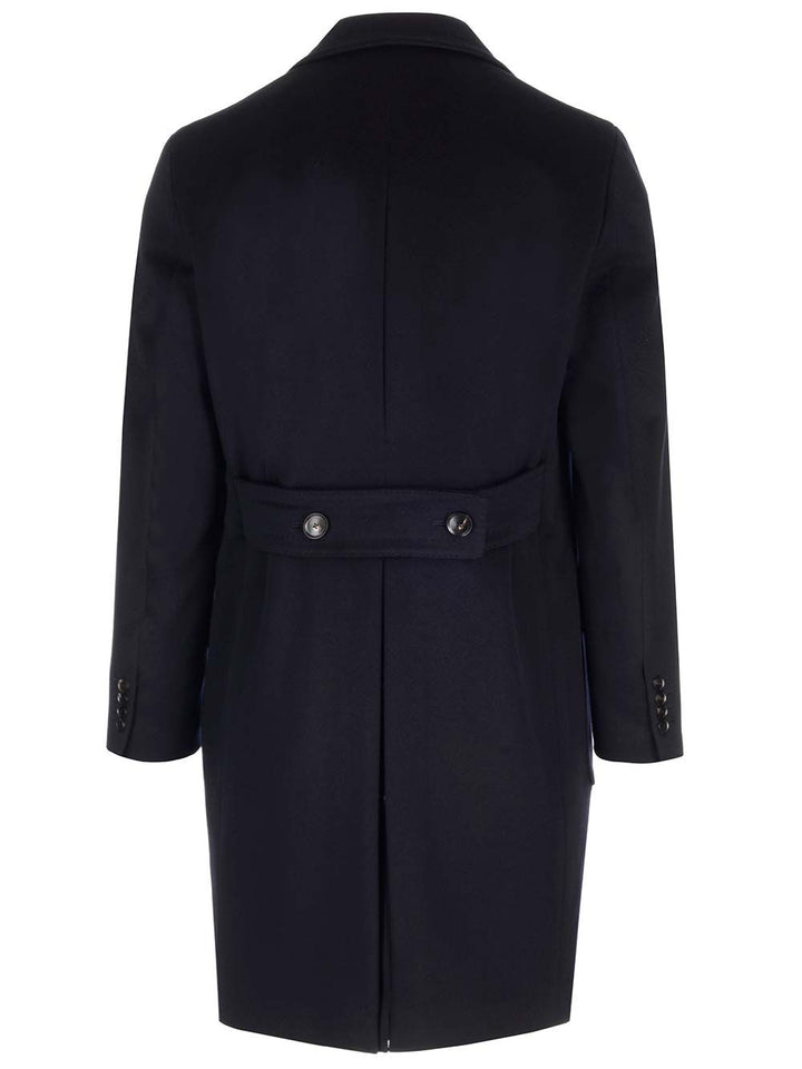 Al Duca D'Aosta Double-Breasted Coat Coats - Blu | b1046e2c7b9aaf4b2a7cd3e53b42de224662b314