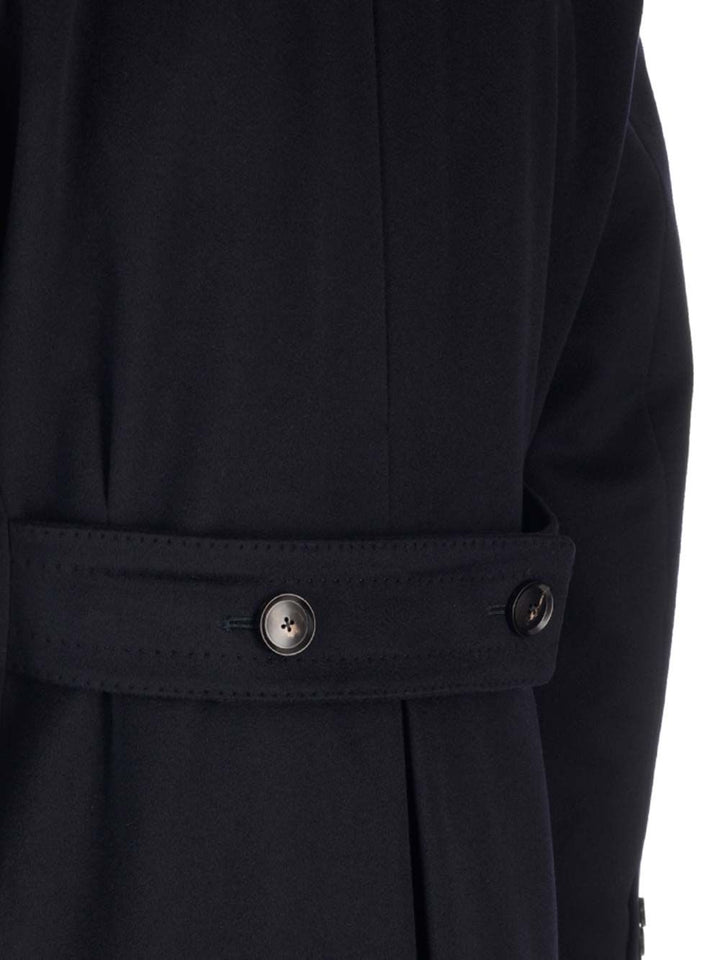 Al Duca D'Aosta Double-Breasted Coat Coats - Blu | 394b73118ceb758aa0d4fded9e97cc60ad0b8167