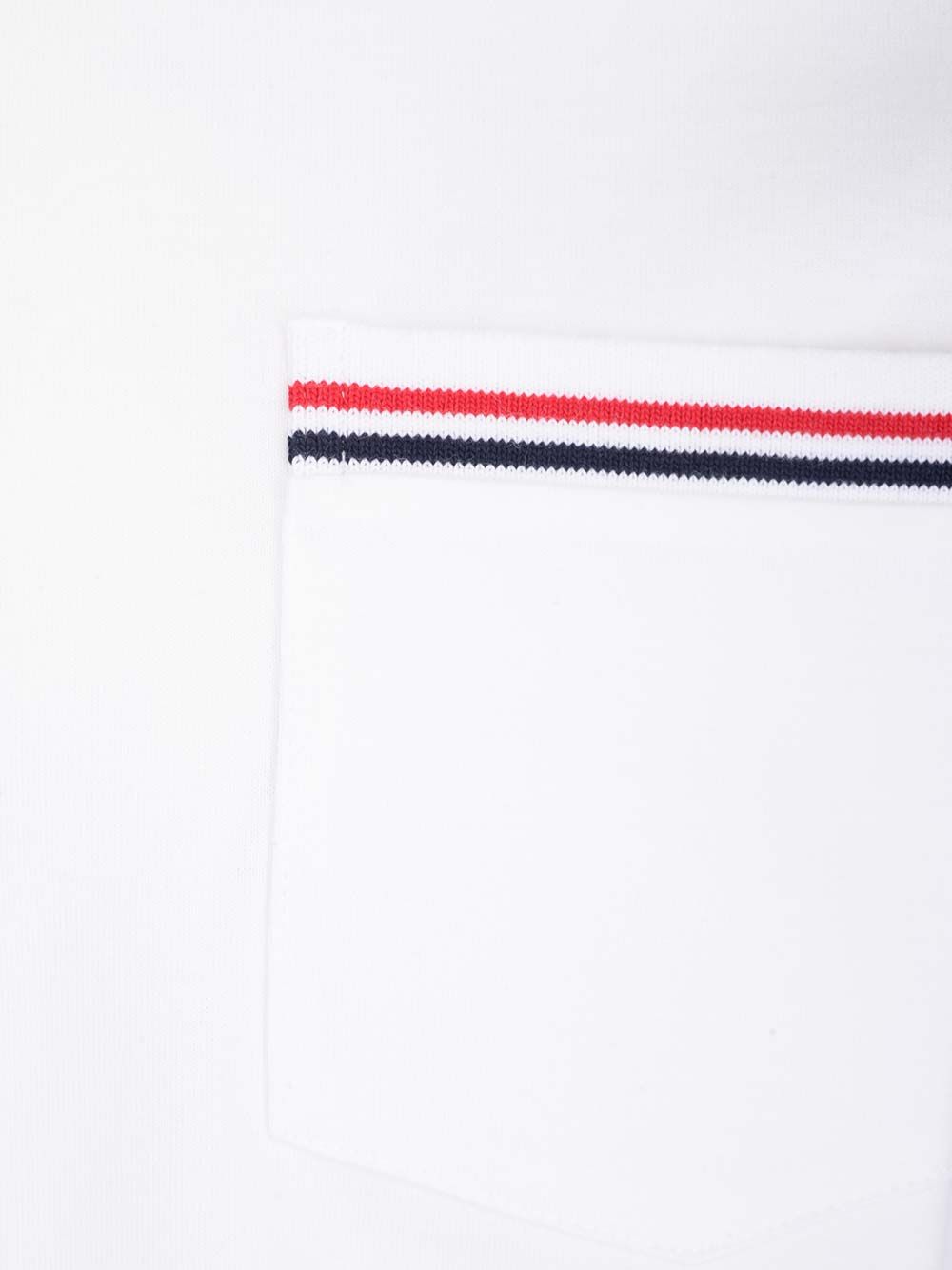 Thom Browne Rwb Stripe T-Shirt - Bianco | 885f0afc33da422c6aecacca4d10bf5e17d1fbf1
