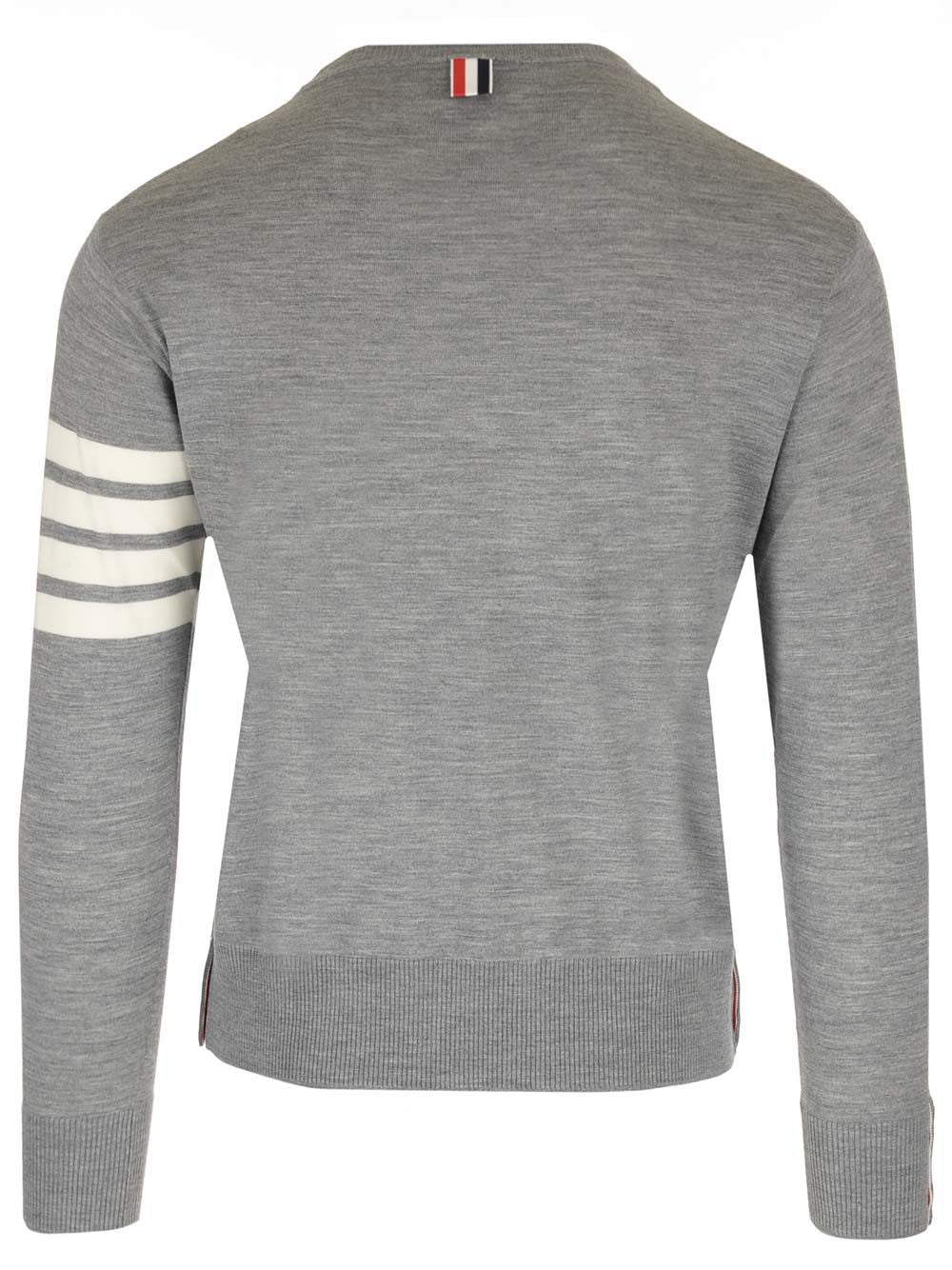 Thom Browne 4-Bar Knitwear - Grey | 4379b6f9a5d6312b7aa8d921163b028e1b502205