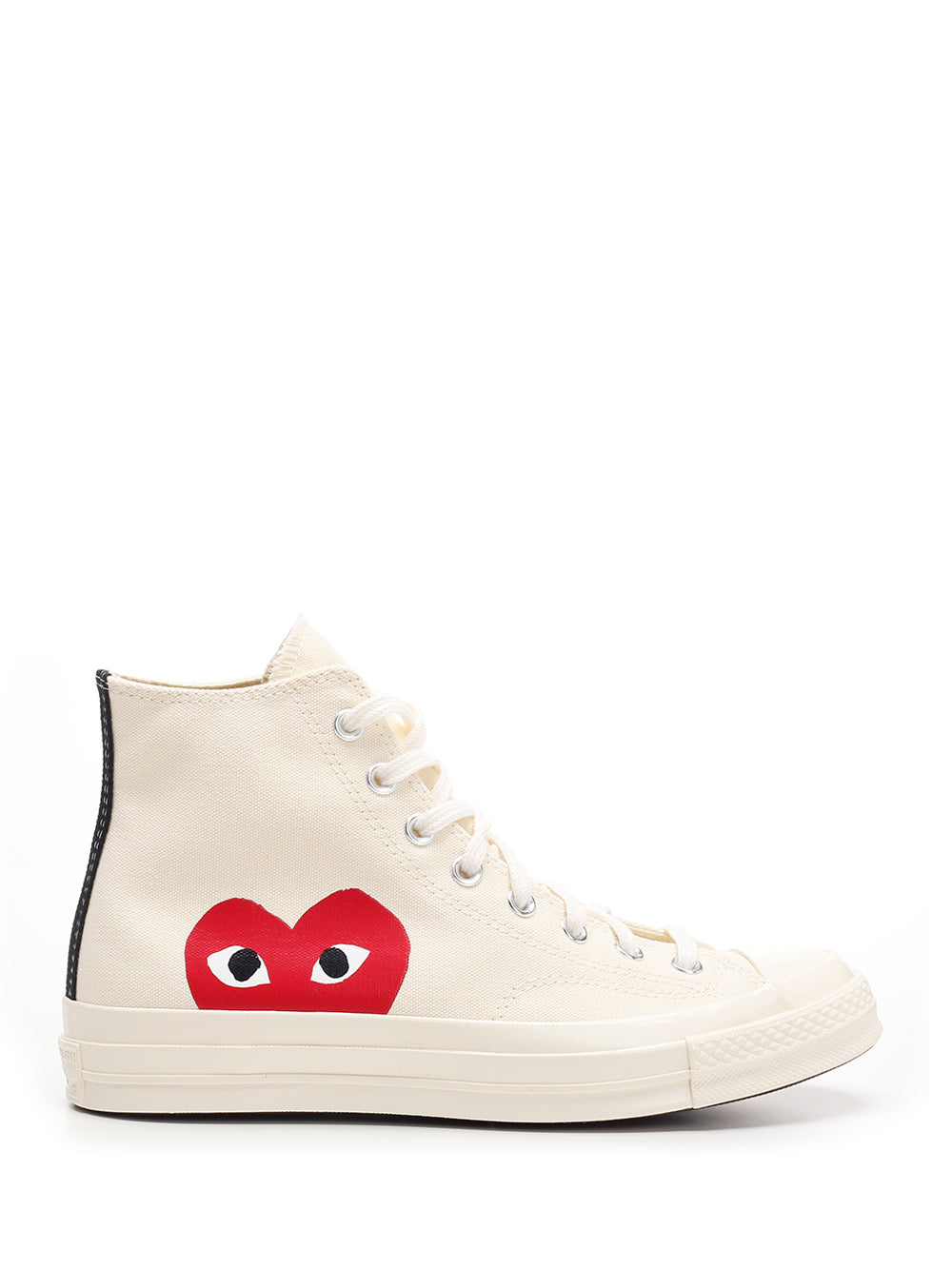 Comme Des Garcons Play Chuck 70 Sneakers - Bianco | 6d31d4752058eba47c7d50384b798a1b82662da4