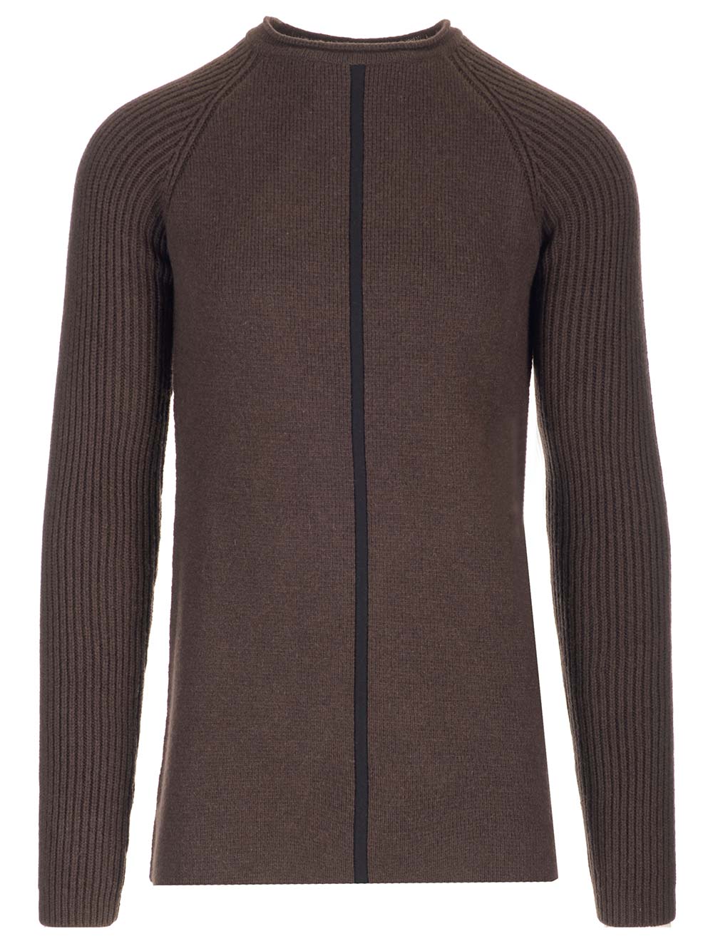 Rick Owens Crew-Neck Pullover Knitwear - Marrone | 240df74b54e87a69592945f197b2922989a73f1a