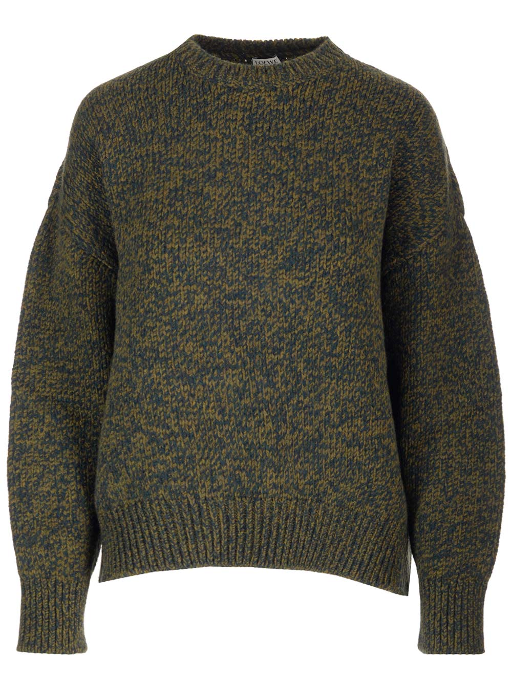 Loewe Trompe L'oeil Sweater Knitwear - Verde | 8e6fcc17571ac5fc4ced73631dd1c573a832f1fb