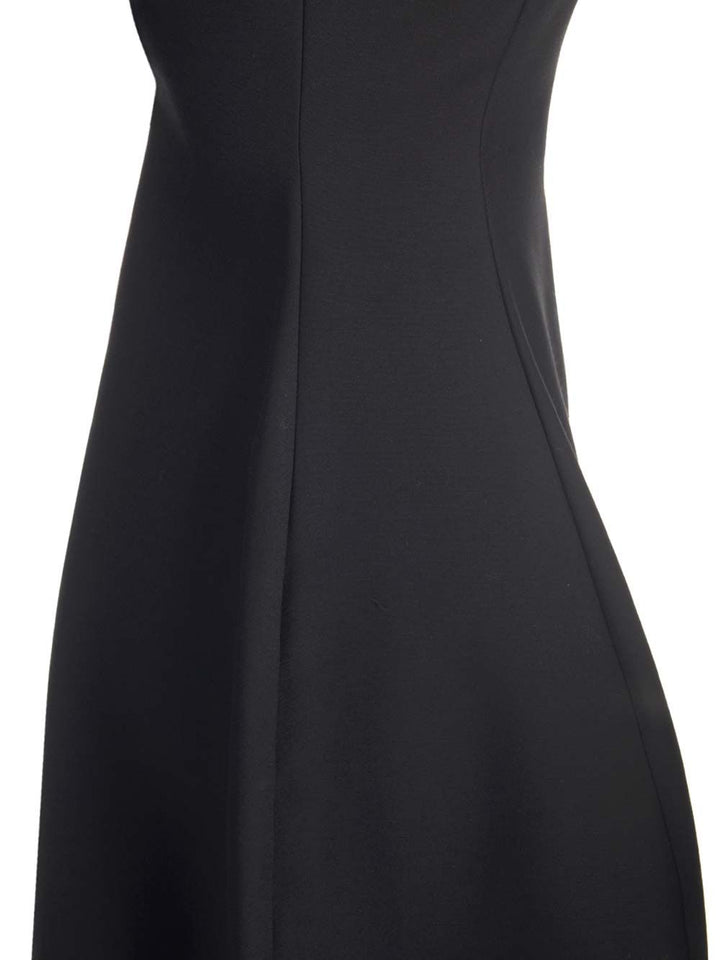 Loewe Silk And Wool Crepe Dress Abiti - Nero | 1af72b37ebb5dd4a36b0c1fd57e3ea512ef4131d