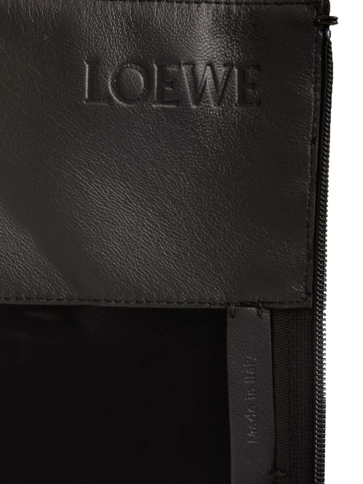 Loewe Silk And Wool Crepe Dress Abiti - Nero | 0bd076e2ad5a5b464916730648bad1e0f7fe8efd