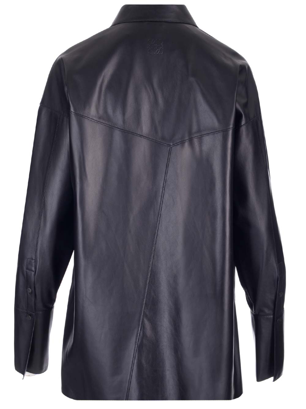 Loewe Nappa Oversize Shirt Shirts - Nero | cd9482307e0c9fa466d463174b3b040143ff79e5
