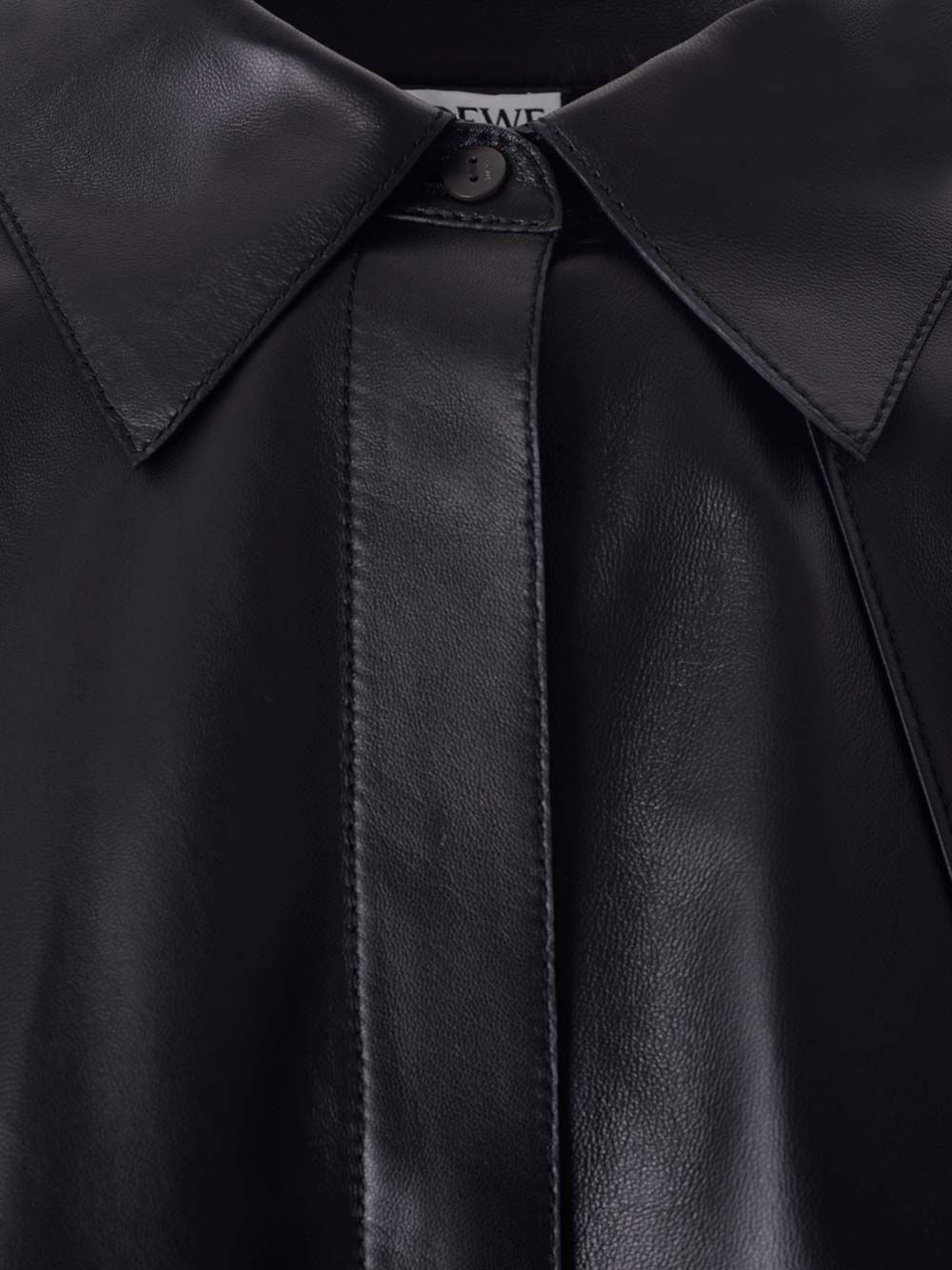 Loewe Nappa Oversize Shirt Shirts - Nero | 4de3a6ed93315b87ccd45fbcfa3292be40c1d1f0