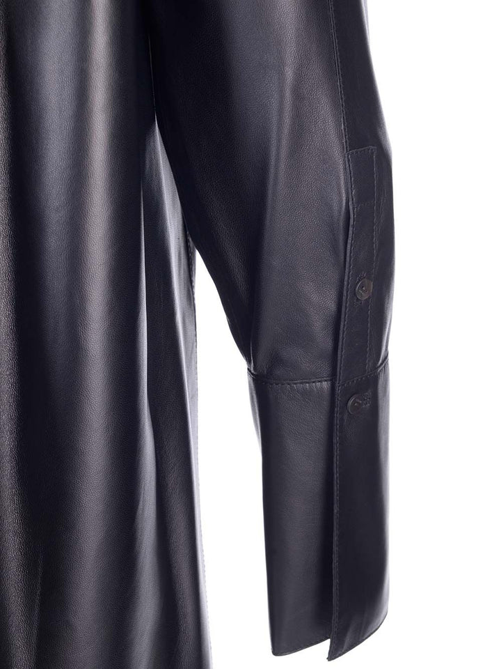 Loewe Nappa Oversize Shirt Shirts - Nero | 21cdc0d5135c96fdfeed78bb9e099c10117ce1a6