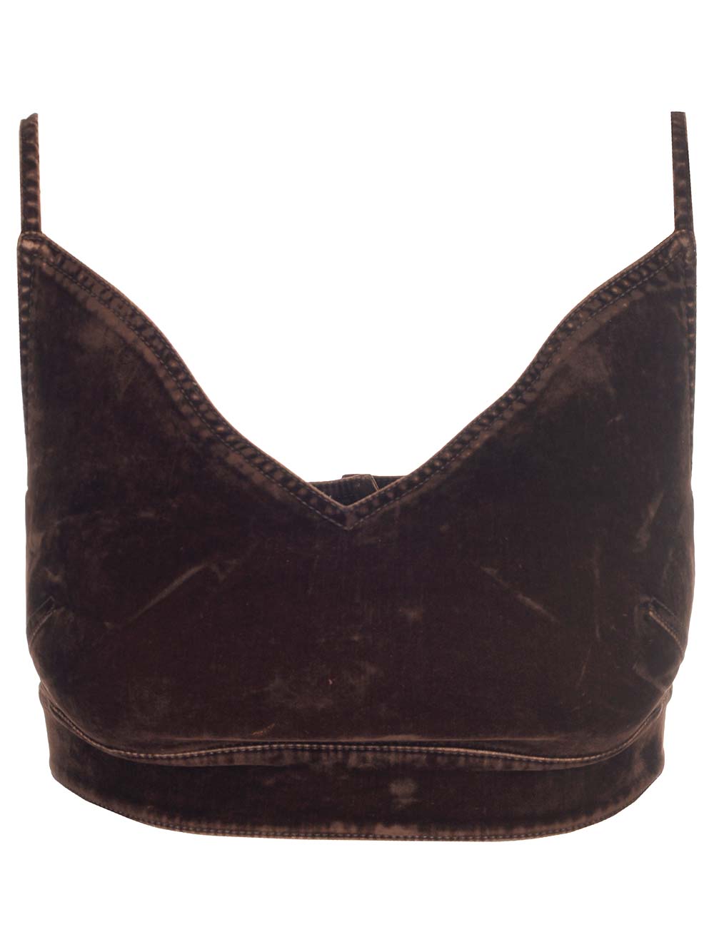 Loewe Velvet Top Top - Marrone | 9a58277c668c2e8611bd5af863e3e861f7d7c5f2