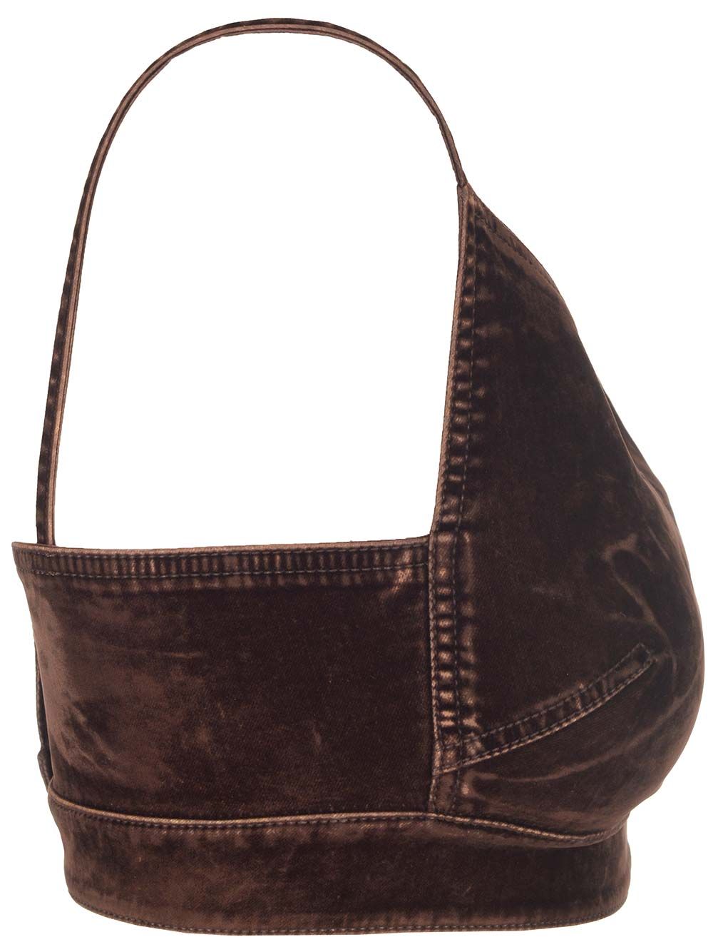 Loewe Velvet Top Top - Marrone | 5024bc2bf52703d5cf0d0a8f5e48b91d13f98360