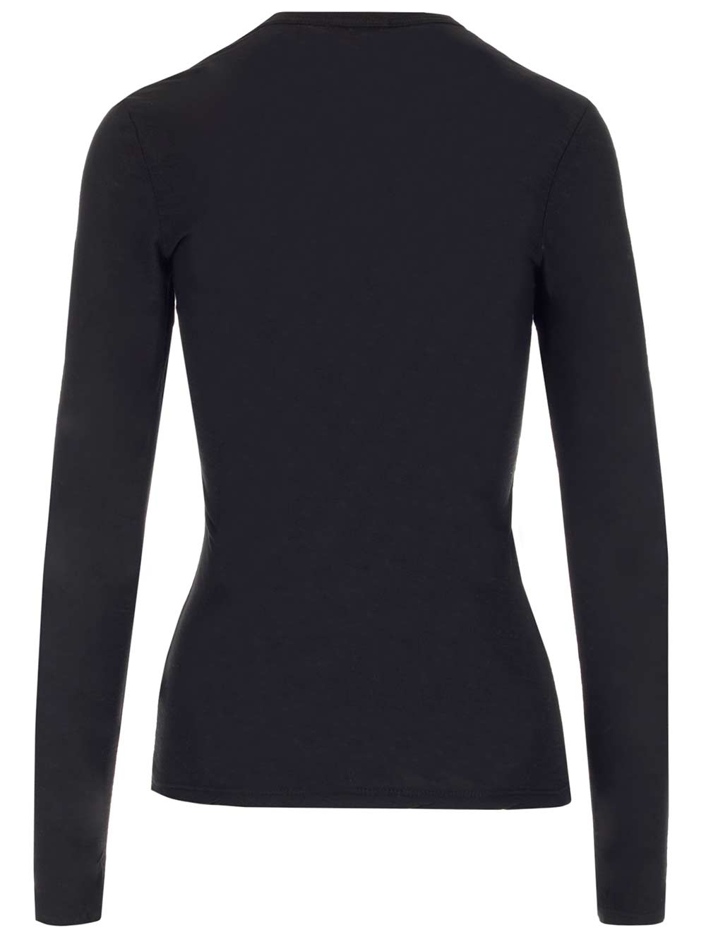 James Perse Round Neck Longsleeved T-Shirt - Nero | 6c5e1417f50aed1ee3a45bfb3c1b32826ca6b2c3