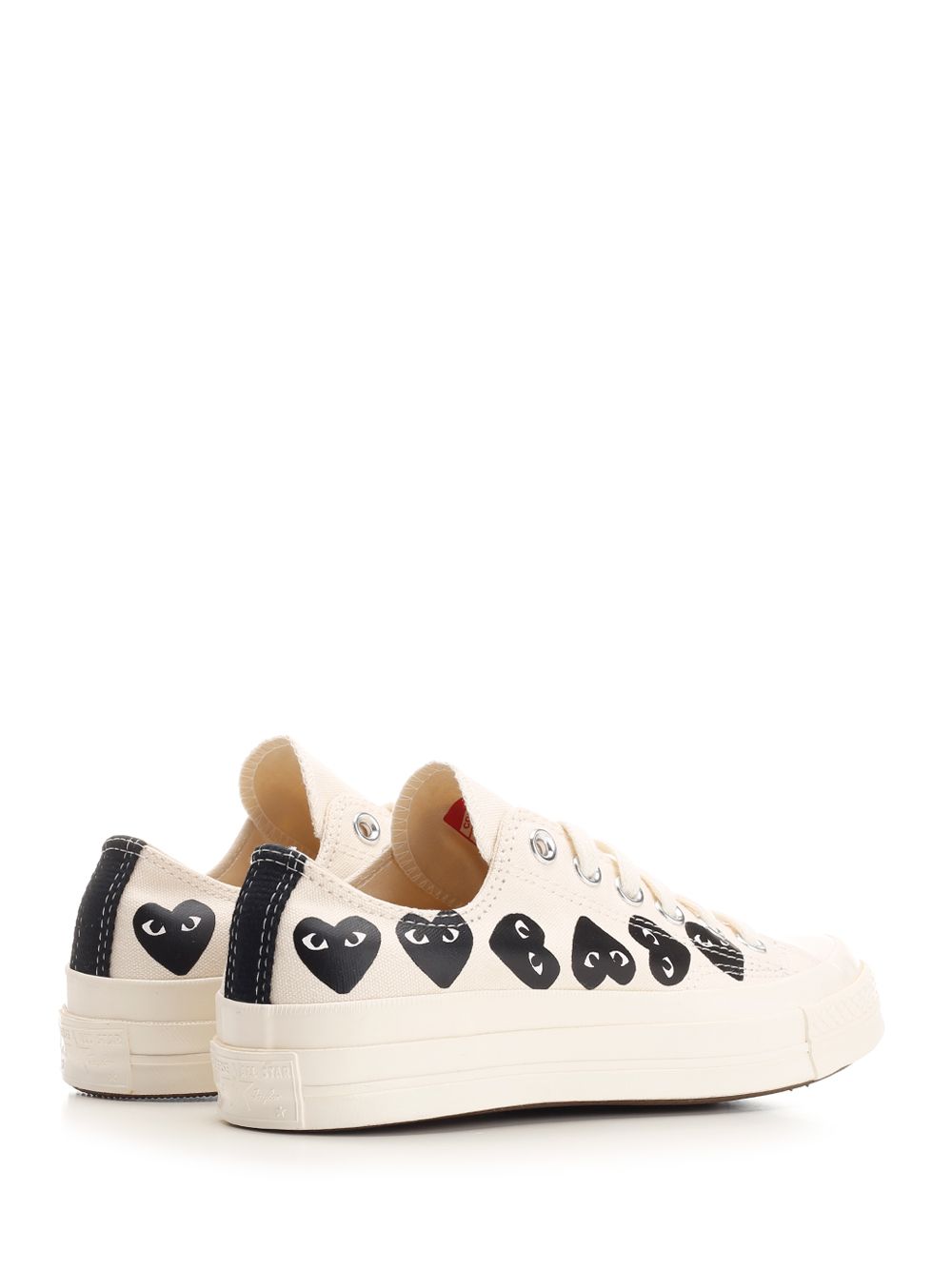 Comme Des Garcons Play Chuck 70 Sneakers - Bianco | dc978f2a3dde145aa4e946f17bc833a81d5faea2